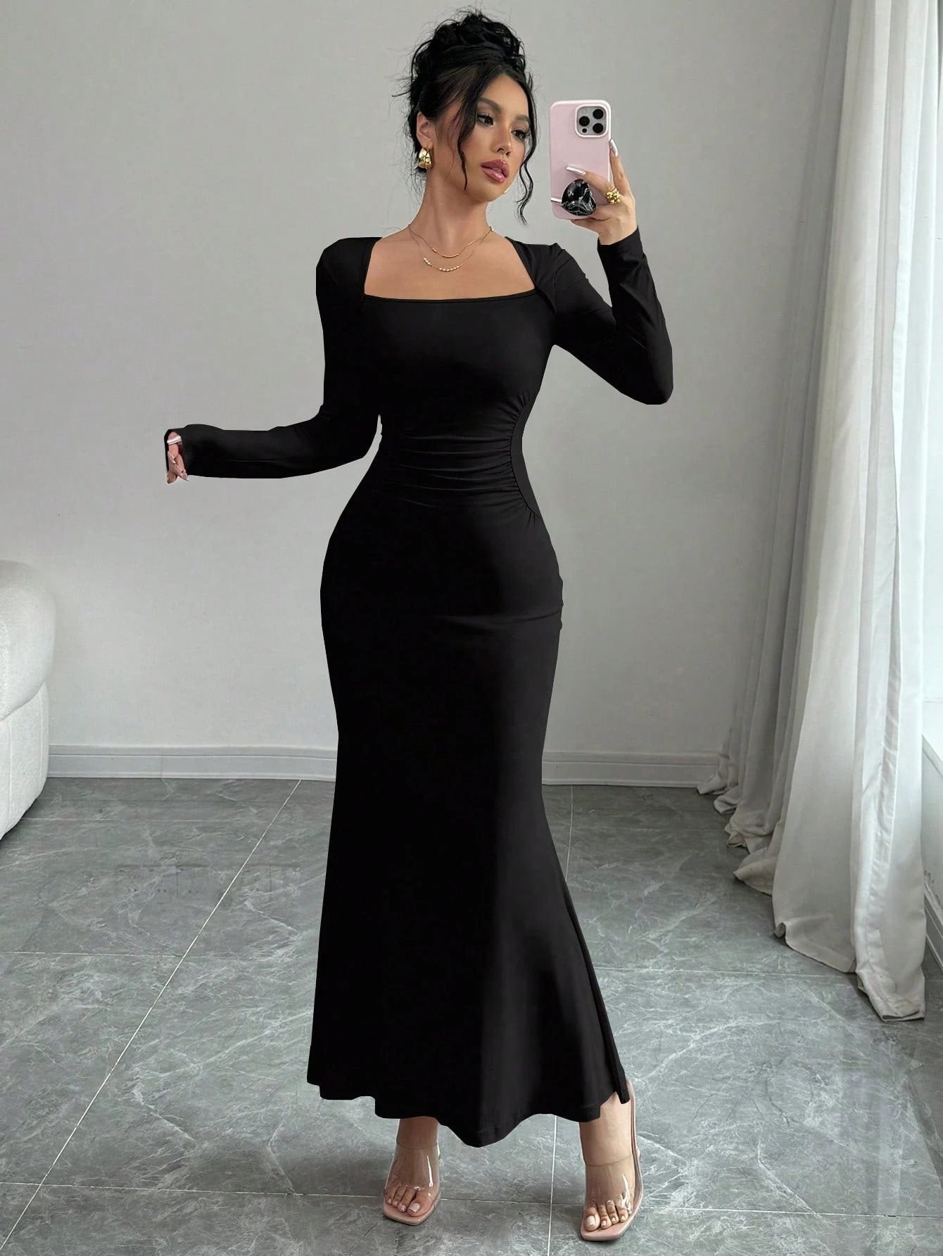 Elegant Bodycon Fishtail Dress