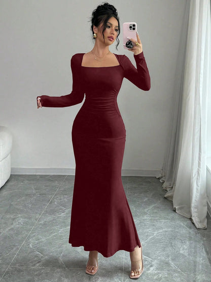 Elegant Bodycon Fishtail Dress