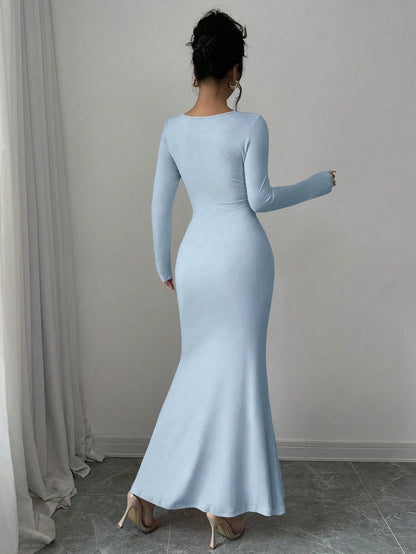 Elegant Bodycon Fishtail Dress