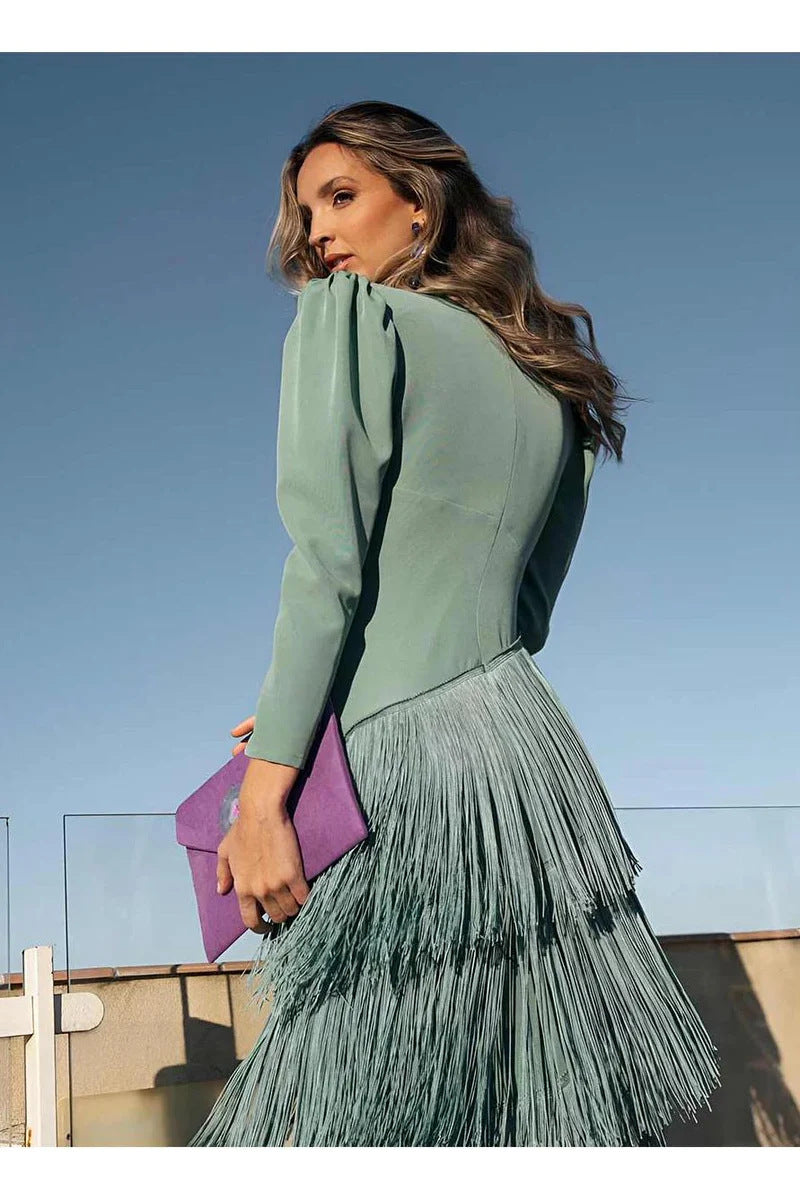 Elegant Bodycon Knitted Dress