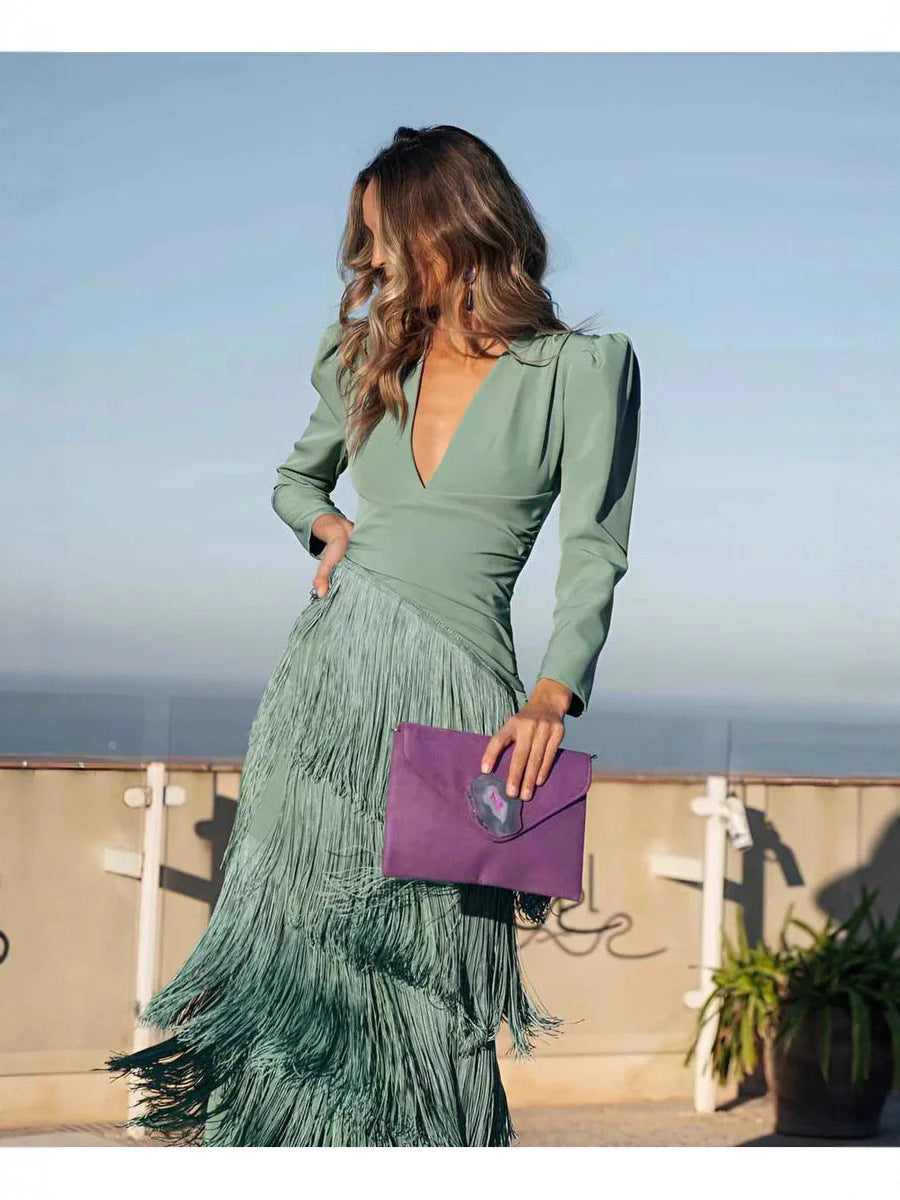 Elegant Bodycon Knitted Dress