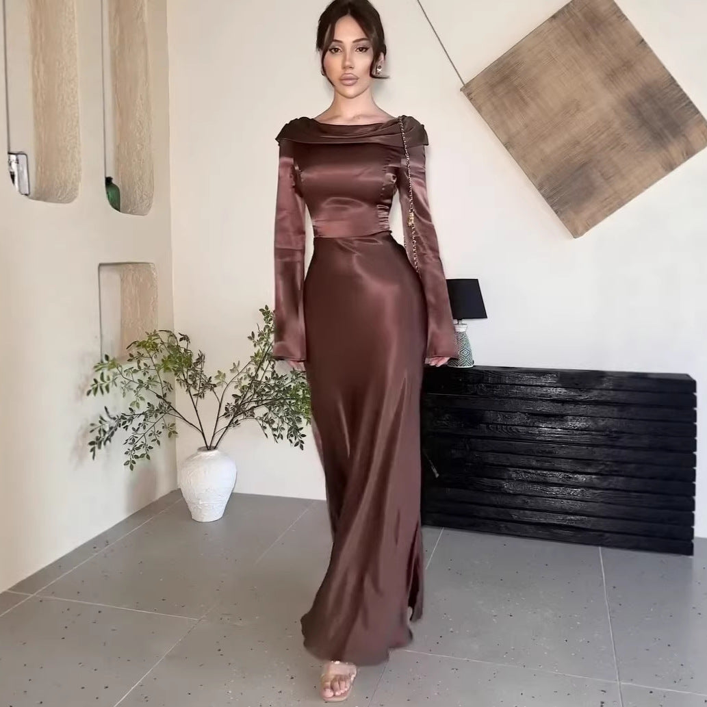 Elegant Bodycon Long Sleeve Dress
