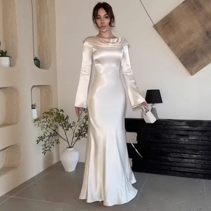 Elegant Bodycon Long Sleeve Dress