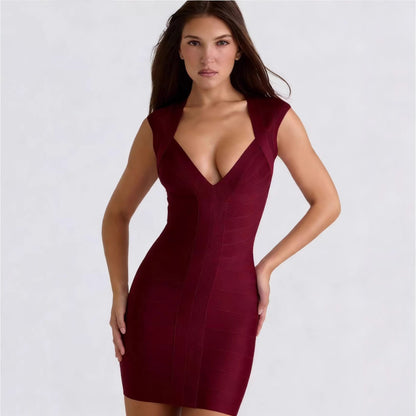 Elegant Bodycon Strap Dress