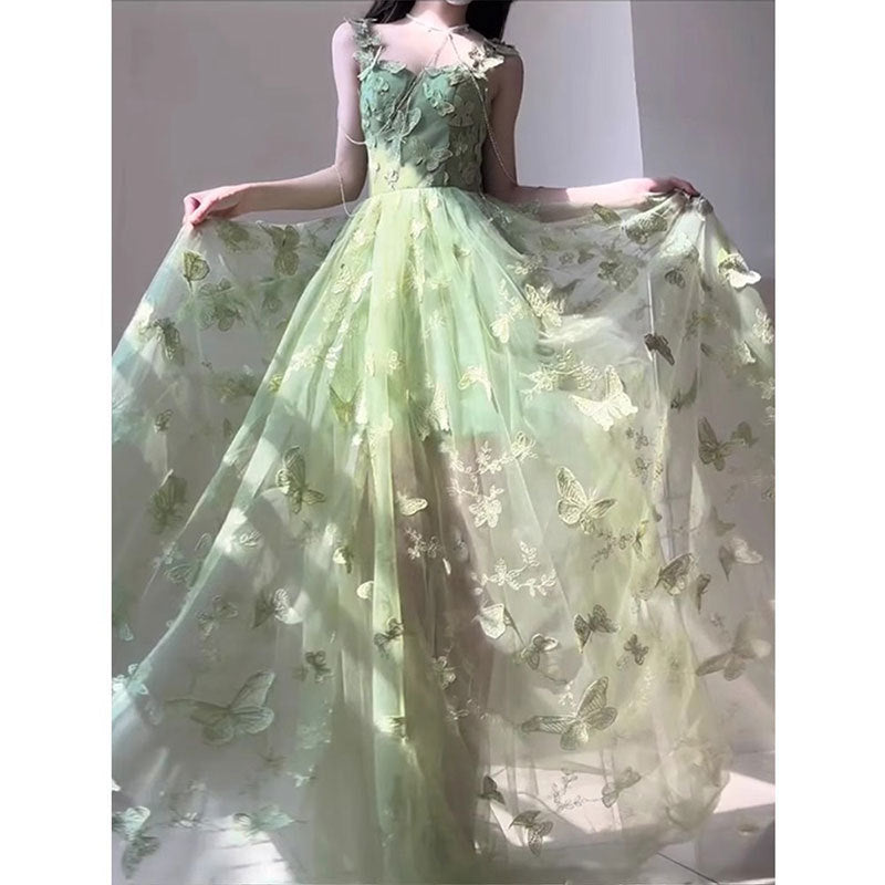 Elegant Butterfly Evening Dress