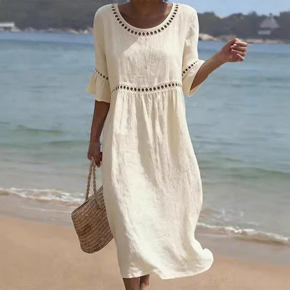 Elegant Casual Round Neck Dress