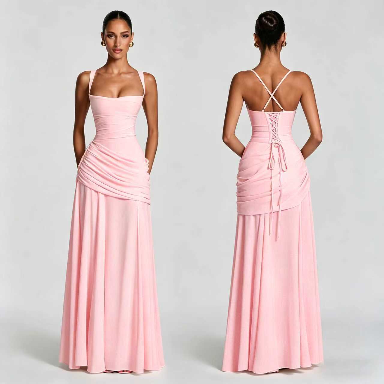 Elegant Chiffon Bodycon Dress