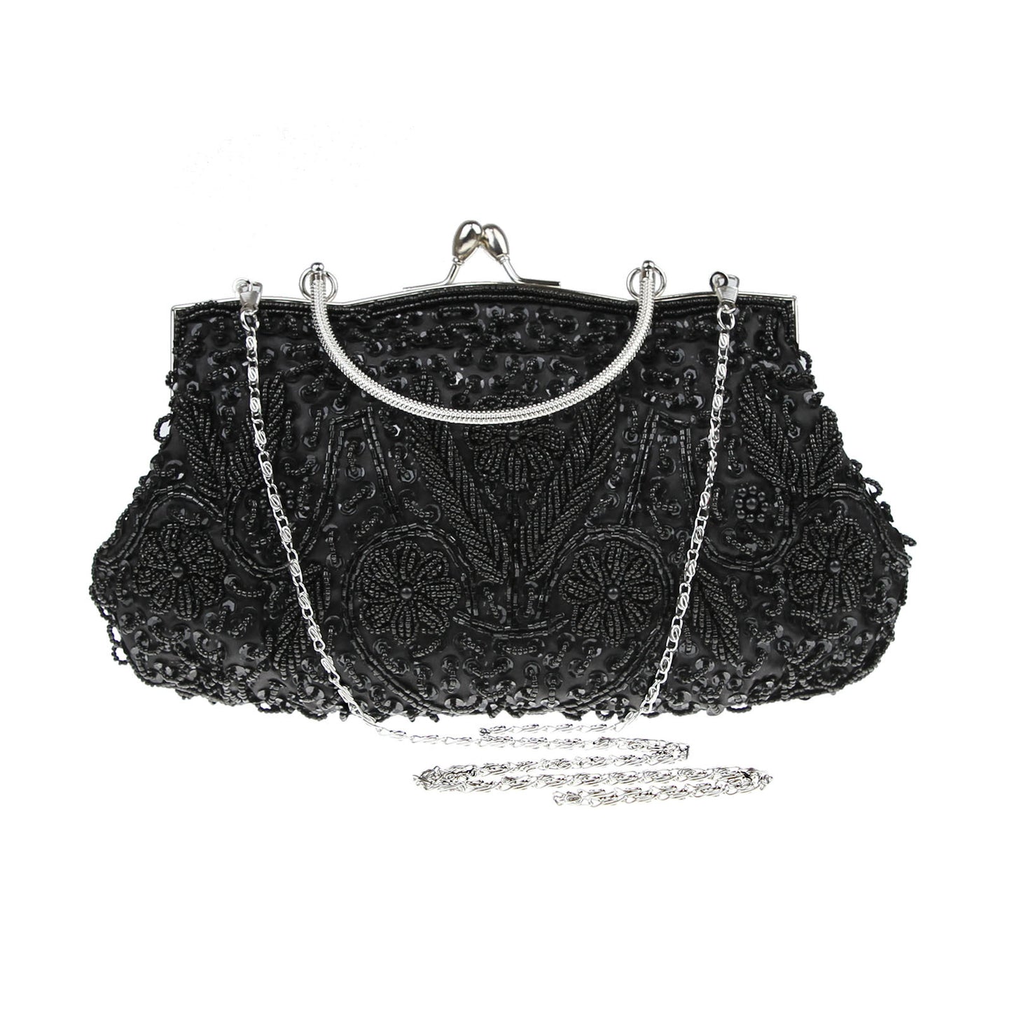 Elegant Chinese Retro Beaded Handbag for Women