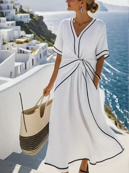 Elegant Commuter Long Dress