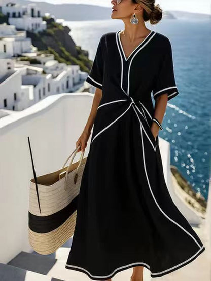 Elegant Commuter Long Dress