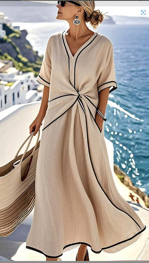 Elegant Commuter Long Dress