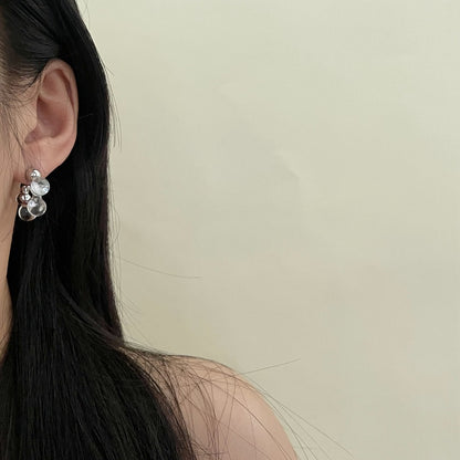 Elegant Crystal Hoop Earrings