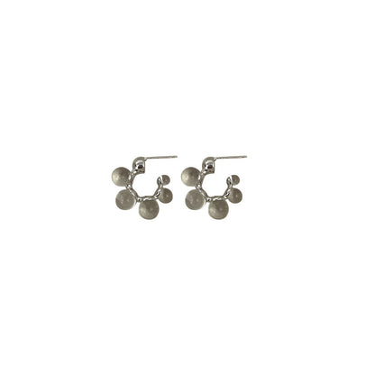 Elegant Crystal Hoop Earrings