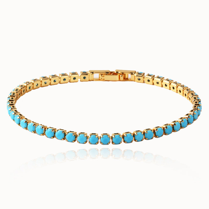 Elegant Cubic Zirconia Necklace and Bracelet Set