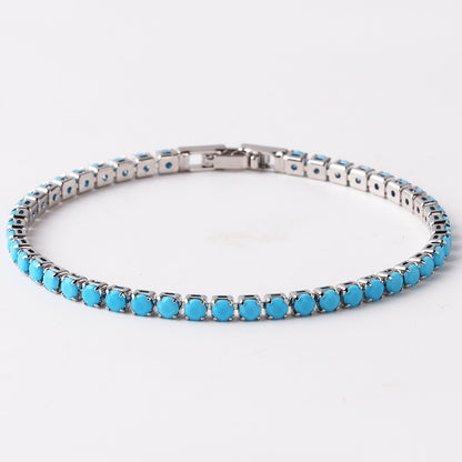 Elegant Cubic Zirconia Necklace and Bracelet Set