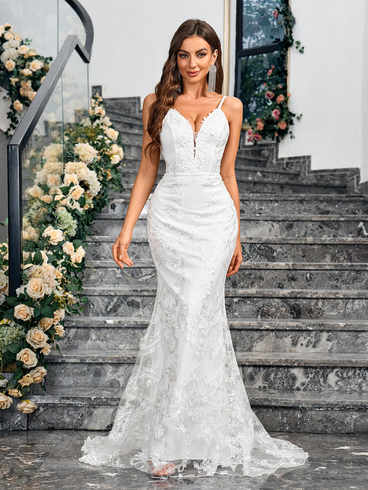Elegant Embroidery Sheath Dress