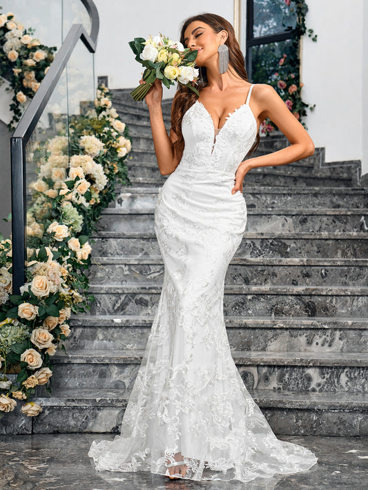 Elegant Embroidery Sheath Dress