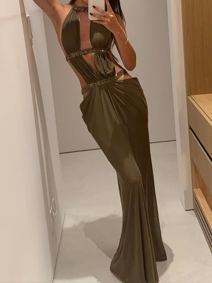 Elegant Fishtail Evening Dress