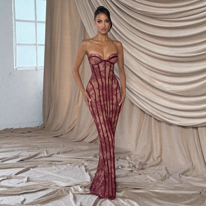 Elegant Fishtail Knitted Dress