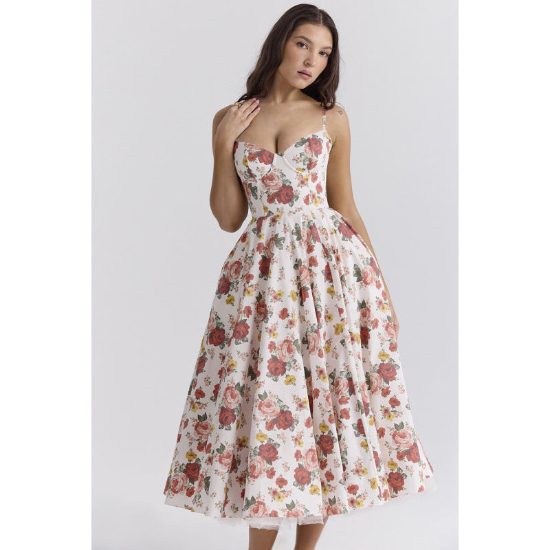 Elegant French Mesh Princess Dress