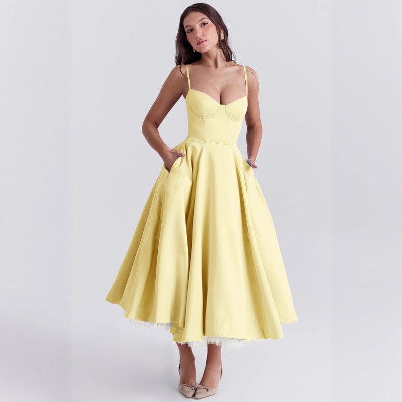 Elegant French Mesh Princess Dress