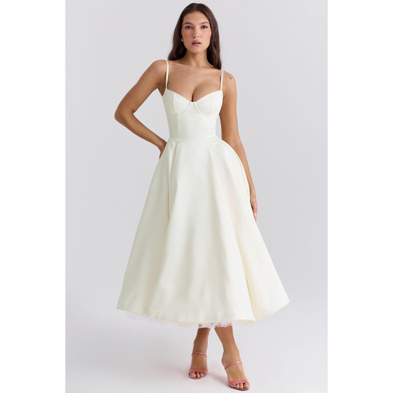 Elegant French Mesh Princess Dress