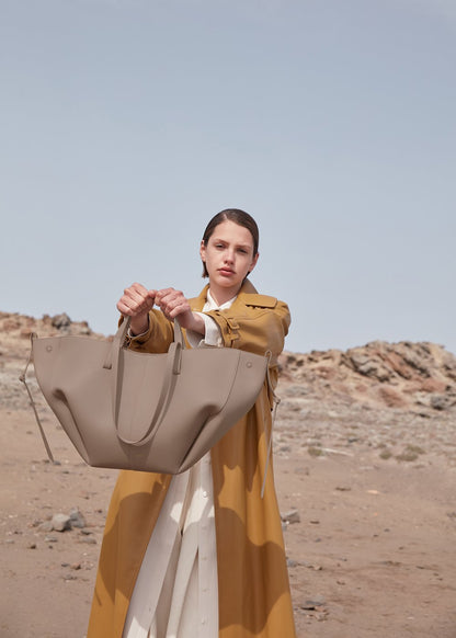 Elegant Genuine Leather Tote Bag for Women