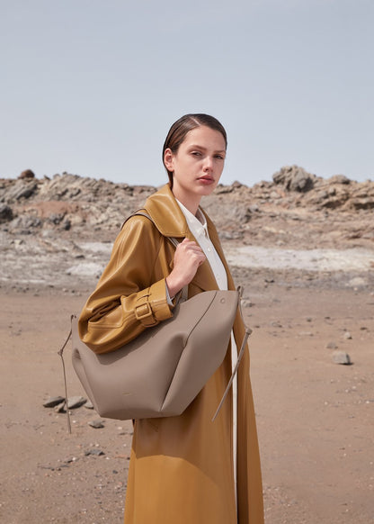 Elegant Genuine Leather Tote Bag for Women