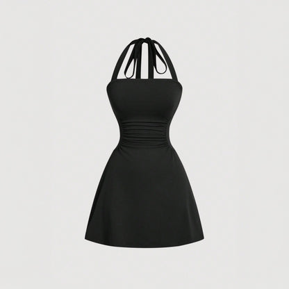 Elegant Halter Neck Dress