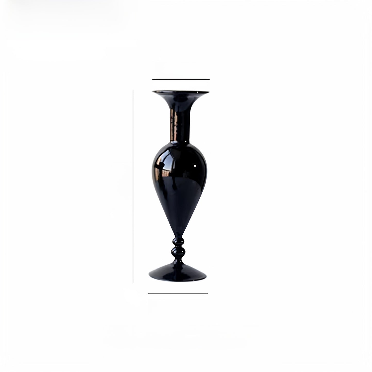 Elegant Hand-Blown Glass Vase for Home Decoration
