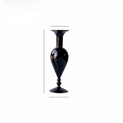 Elegant Hand-Blown Glass Vase for Home Decoration