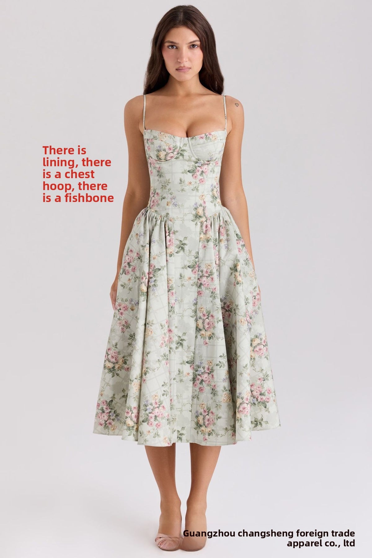 Elegant High Waist Slip Dress