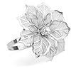 Elegant Hollow Metal Napkin Ring for Table Decor