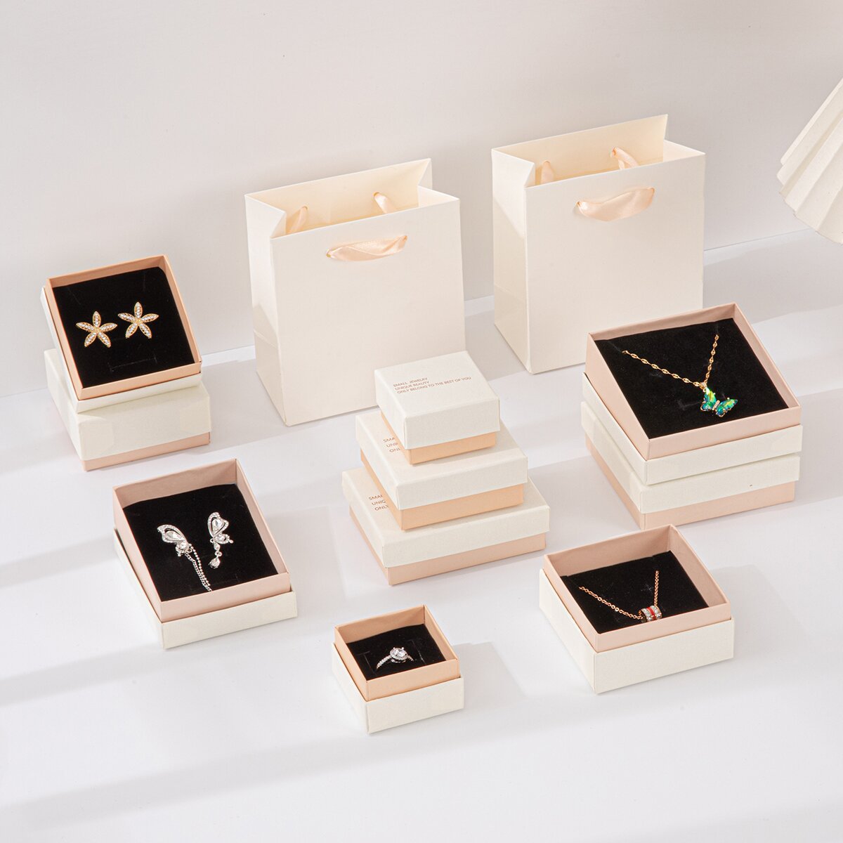 Elegant Jewelry Gift Box with Tote Bag