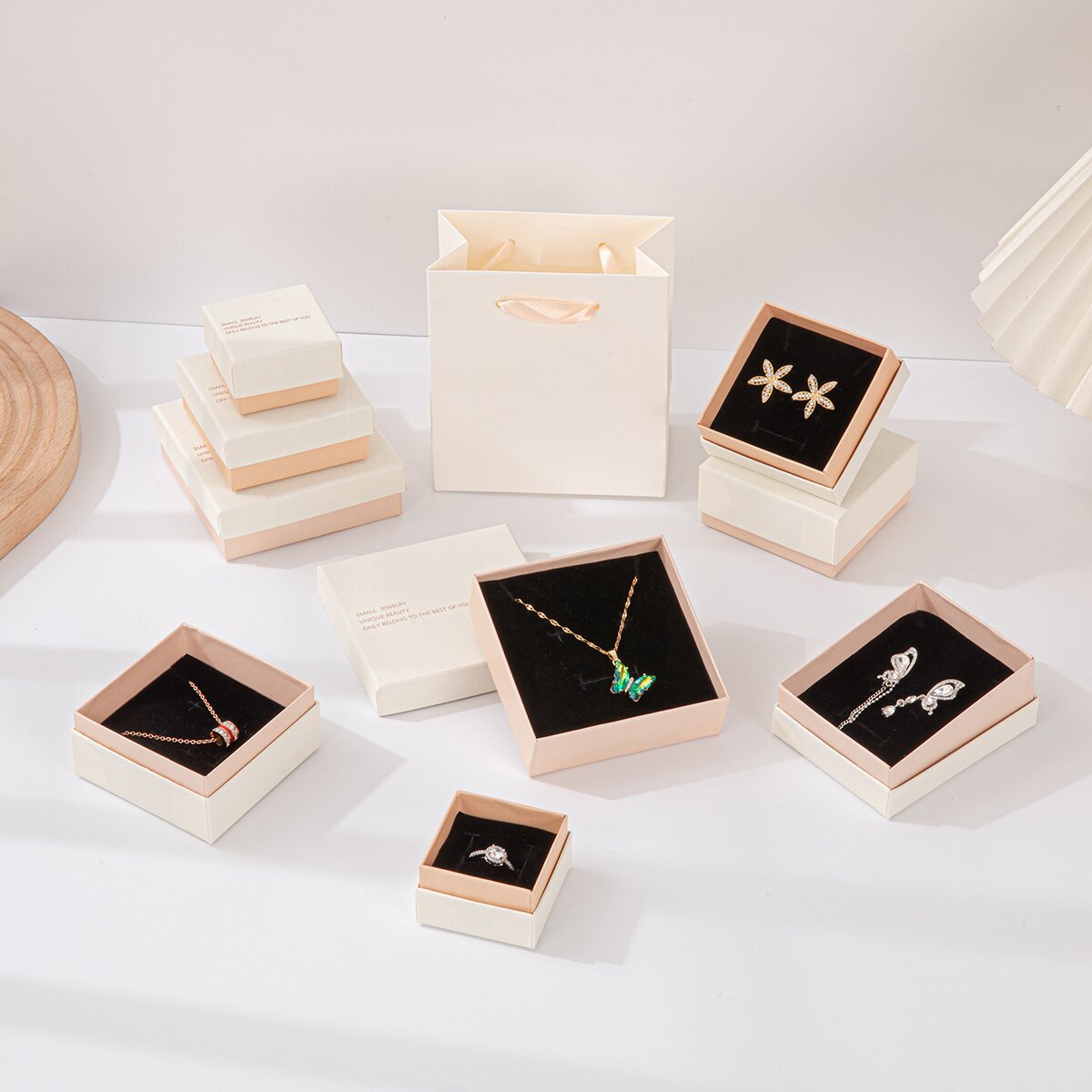 Elegant Jewelry Gift Box with Tote Bag