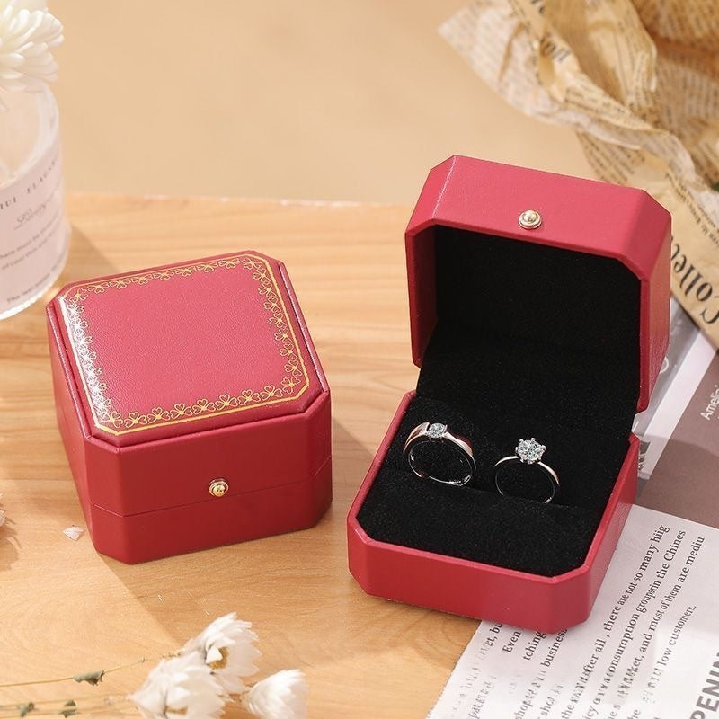 Elegant Jewelry Ring Box