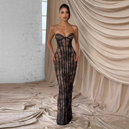 Elegant Knitted Fishtail Dress
