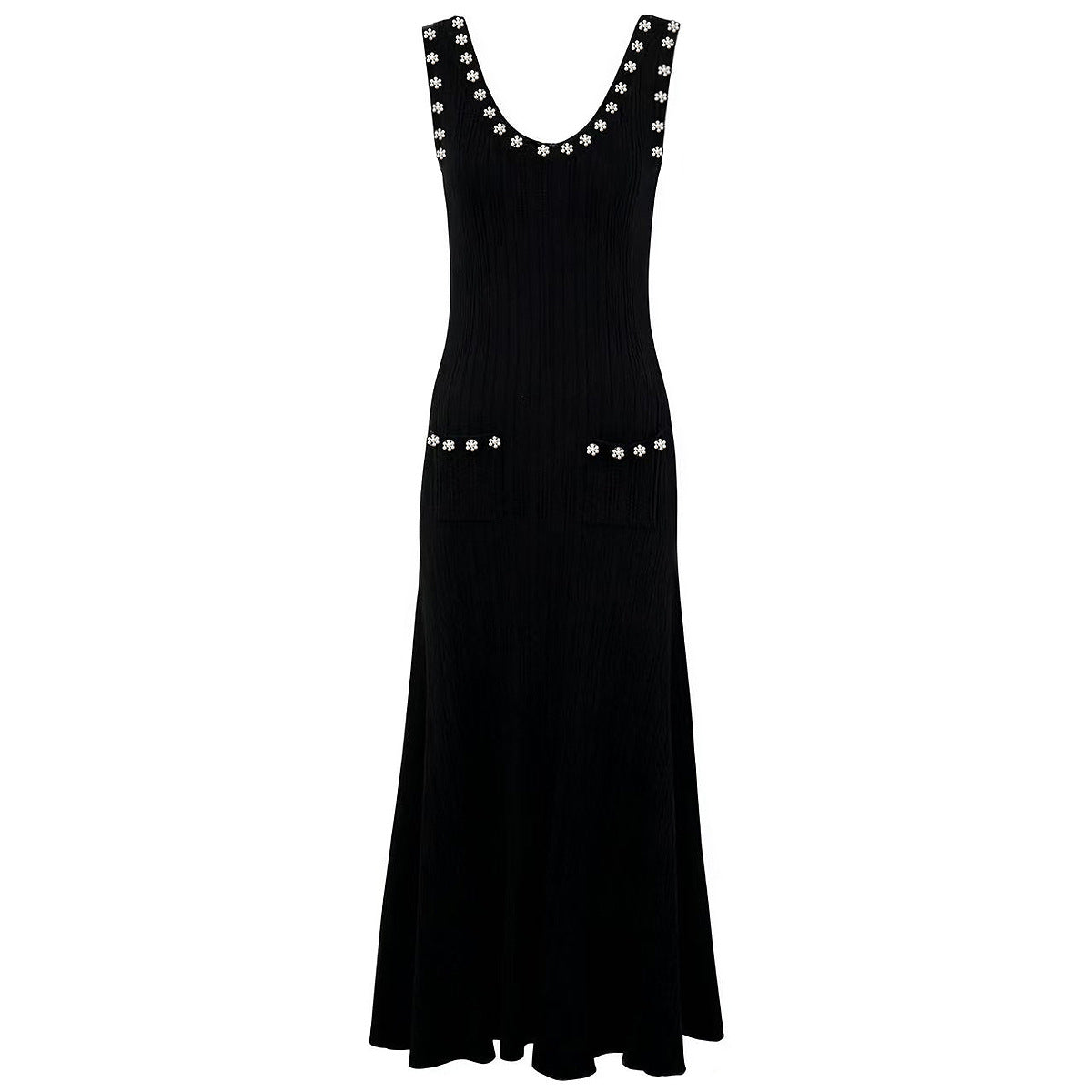 Elegant Knitted Women's Top and Dress Set