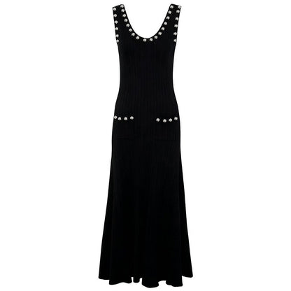 Elegant Knitted Women's Top and Dress Set