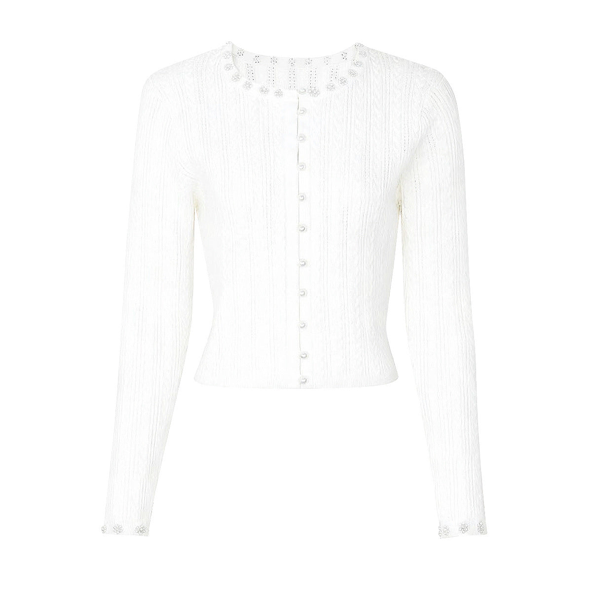 Elegant Knitted Women's Top and Dress Set