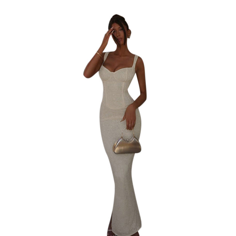 Elegant Lace Bodycon Evening Dress
