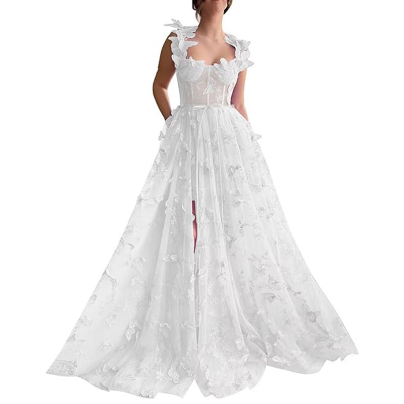 Elegant Lace Evening Dress