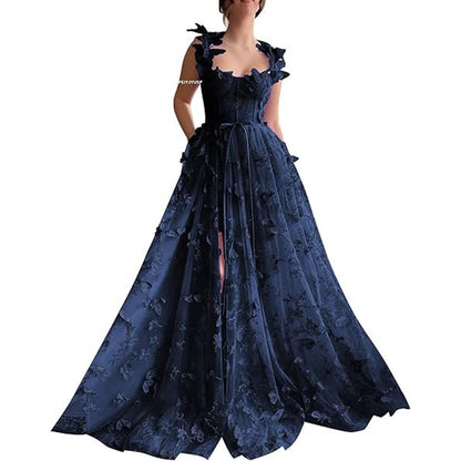 Elegant Lace Evening Dress