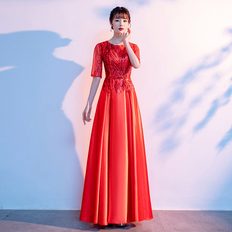 Elegant Long Evening Dress for Women