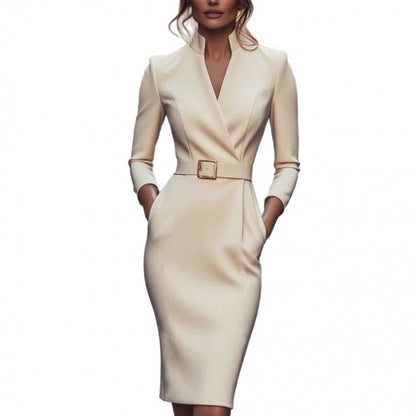 Elegant Long Sleeve Bodycon Dress