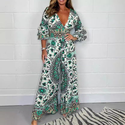 Elegant Long Sleeveless Jumpsuit