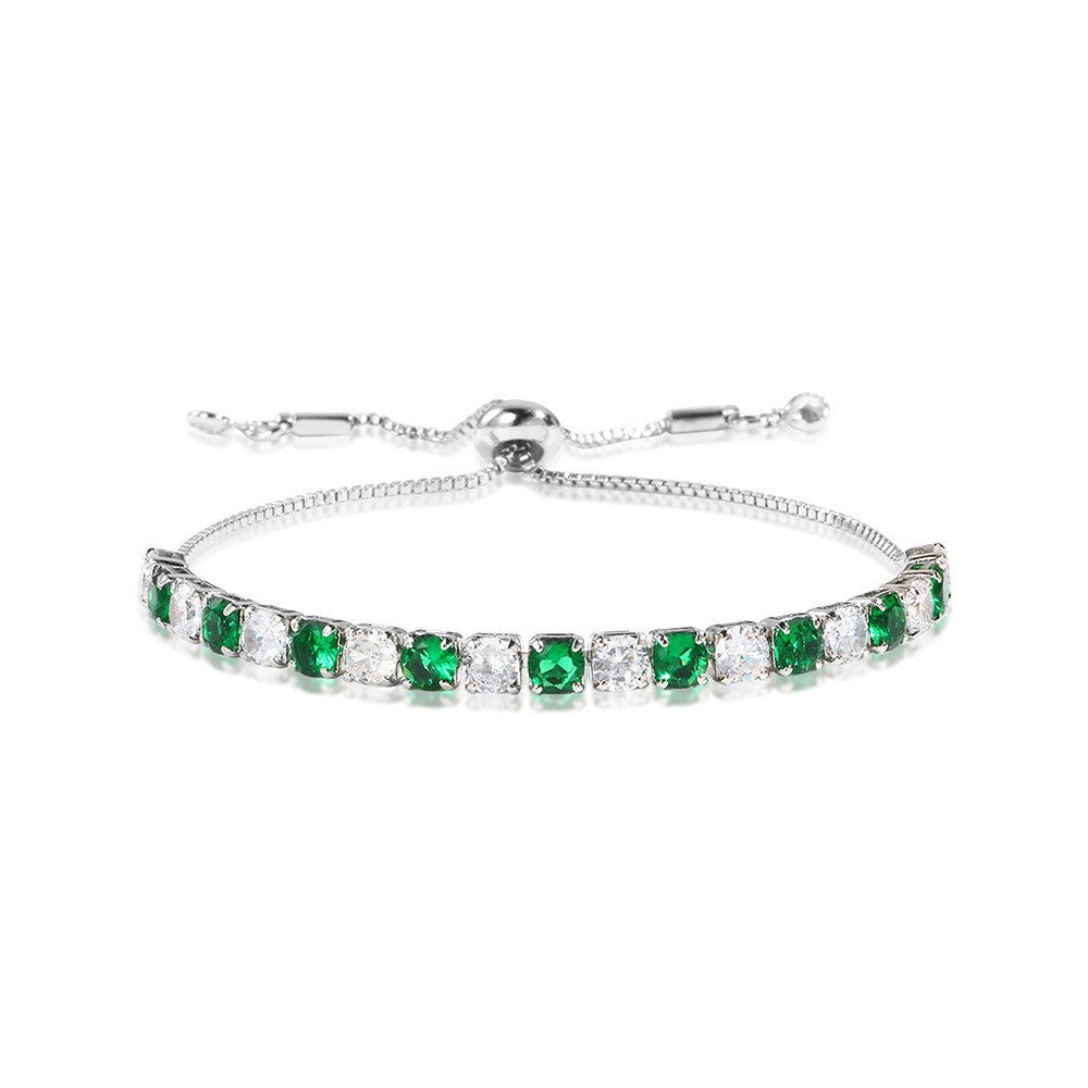 Elegant Love Heart Metal Bracelet for Women
