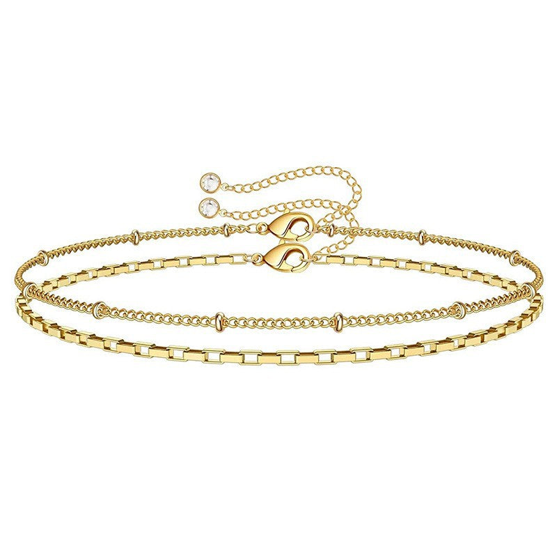 Elegant Love Heart Metal Bracelet for Women
