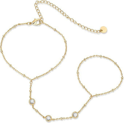 Elegant Love Heart Metal Bracelet for Women