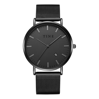 Elegant Men's Quartz Watch with Stainless Steel Strap